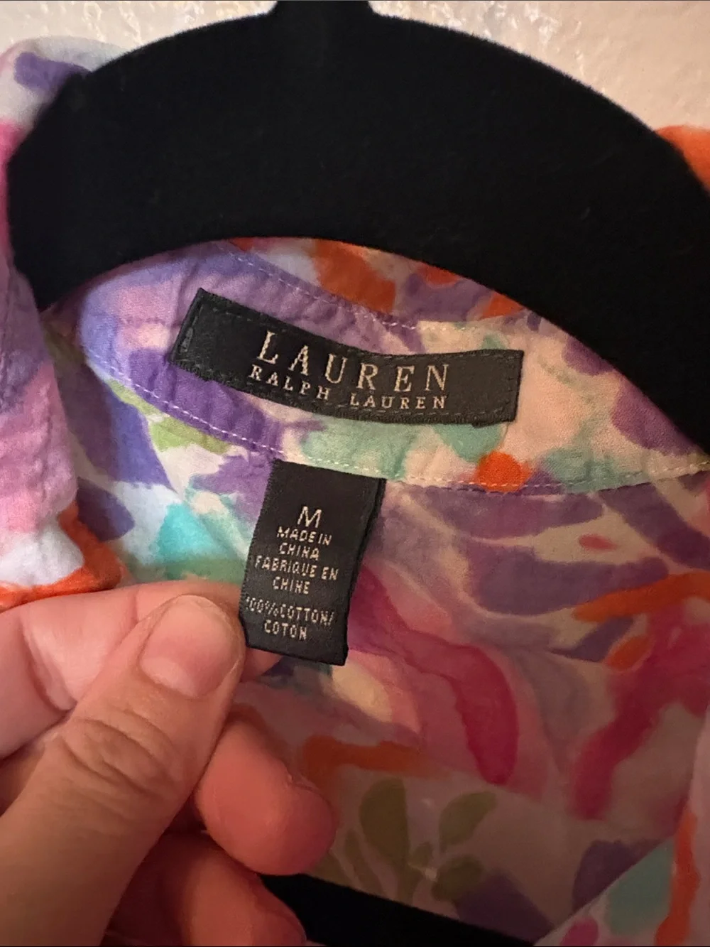 Ralph Lauren Pink Multi Floral Jean Shirt Jacket - Picture 2 of 3